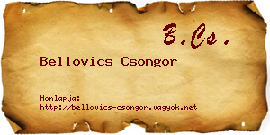Bellovics Csongor névjegykártya